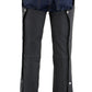 Milwaukee Leather LKM5717 Men's Flat Black Premium Leather Motorcycle Rider Biker Chaps w/ Jean Pockets