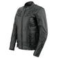 Milwaukee Leather LKL27004 Women's Premium Black Leather Embroidered Jacket with CE Armor Protection
