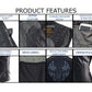 Milwaukee Leather LKL27005 Women's Scuba Style Black Leather Motorcycle Biker Jacket w/ Reflective Wings and Studs