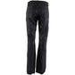 Milwaukee Leather LKM5719 Women's Black Buffalo Leather Motorcycle Riding Pants, Boot Cut, Unhemmed